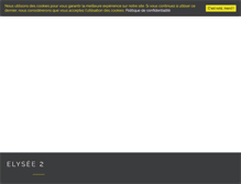 Tablet Screenshot of elysee2.com